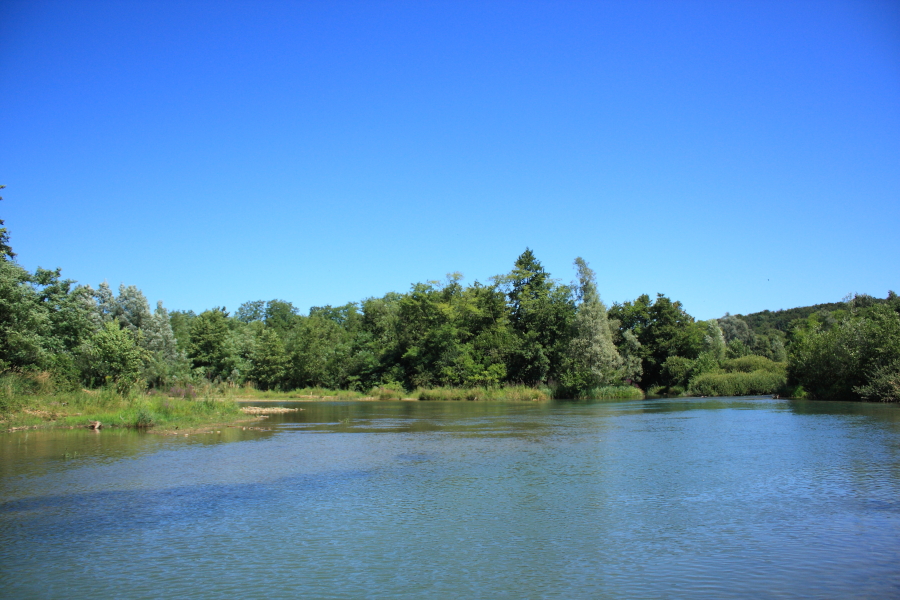 Qui il paesaggio si apre; dall'altra parte il parco della Mandria